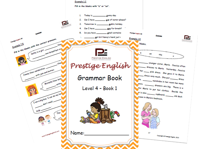 English Grammar Book – Level 4 – Book 1