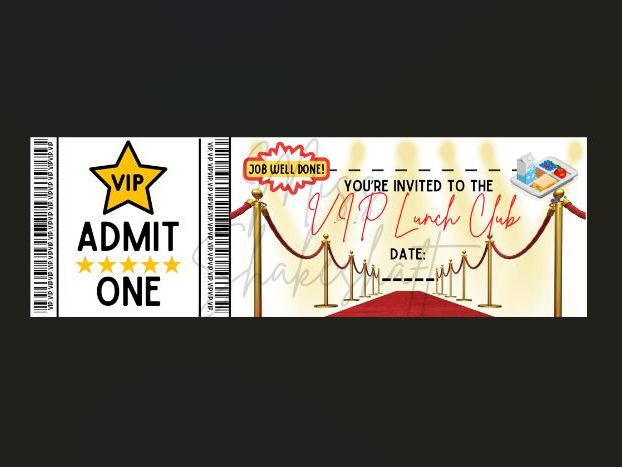 V.I.P Lunch Club Reward Voucher