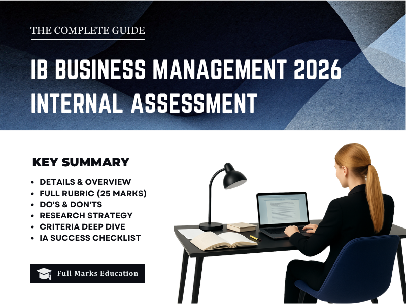 IB Business Management IA - The Complete Guide