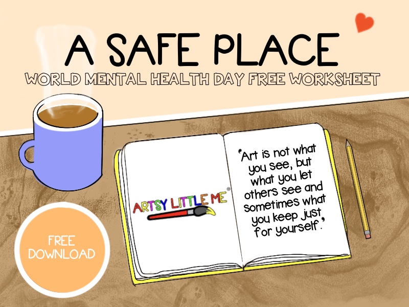 A Safe Place - World Mental Health Day Free Worksheet