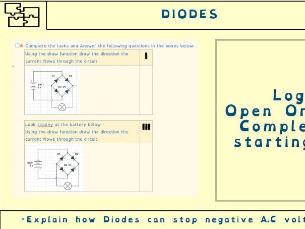 GCSE Electronics – Applications of Diodes: Lesson 6