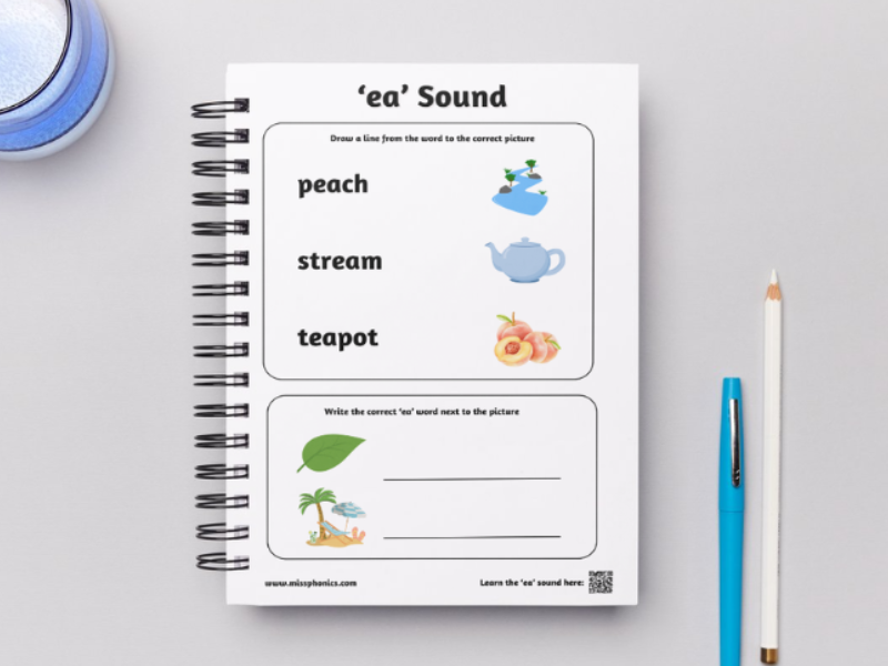 Phonics Worksheets | Alternative Spelling Match and Write Activities | Group 3