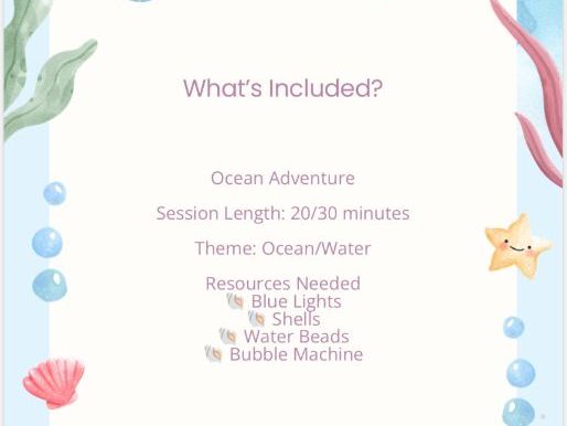 Ocean Adventure Sensory Session | ASN Resource | Sensory Story Activity