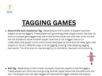 Tagging Games Booklet