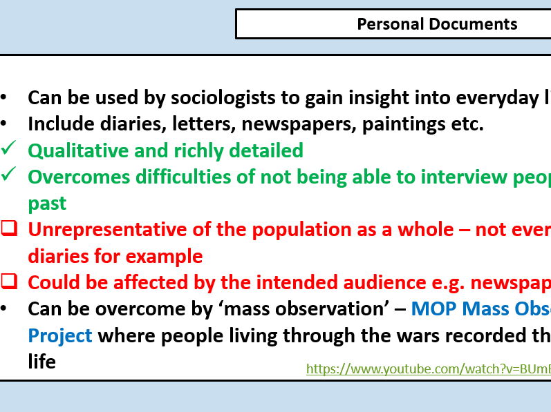 Sociology Research Methods