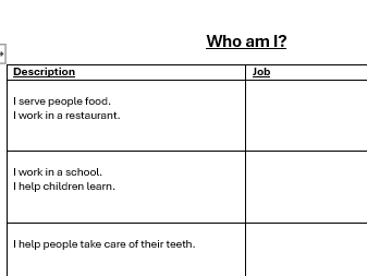 careers bingo game