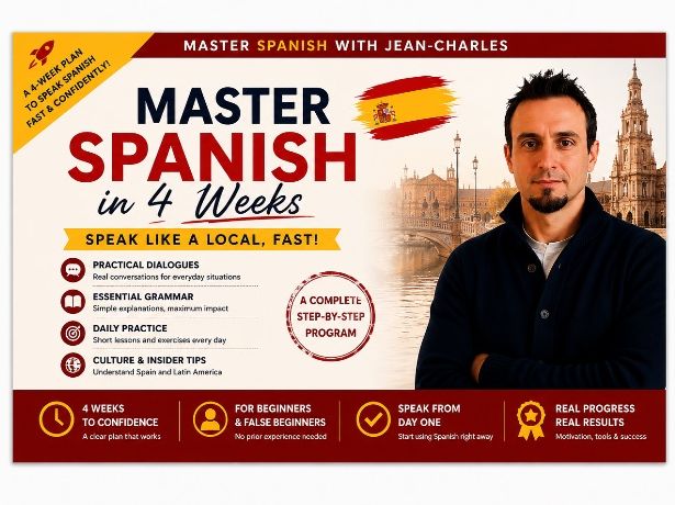 Master Spanish in 4 Weeks Course