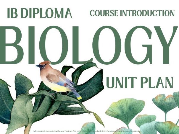 IB DP Biology Unit Planner | Biology Intro Course | SL & HL Combined |