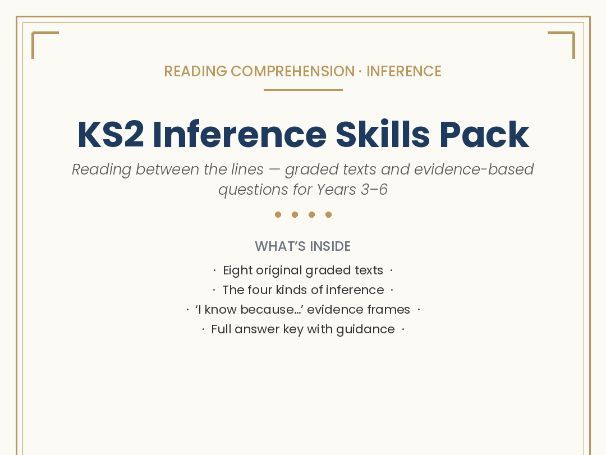 KS2 Inference Skills Pack