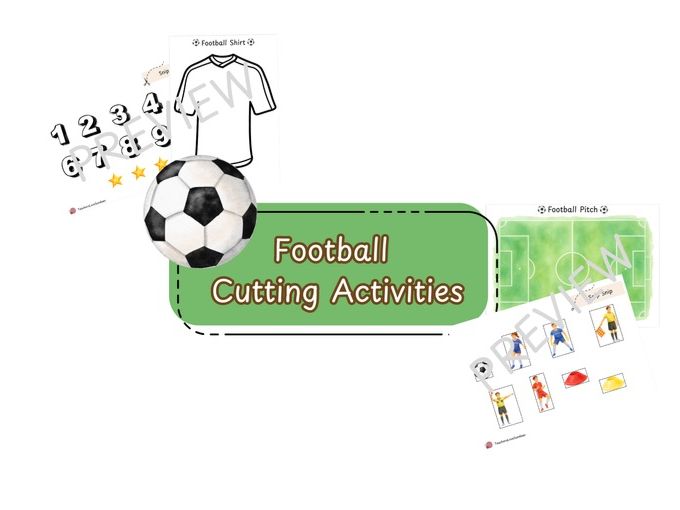 Football Cutting Activities