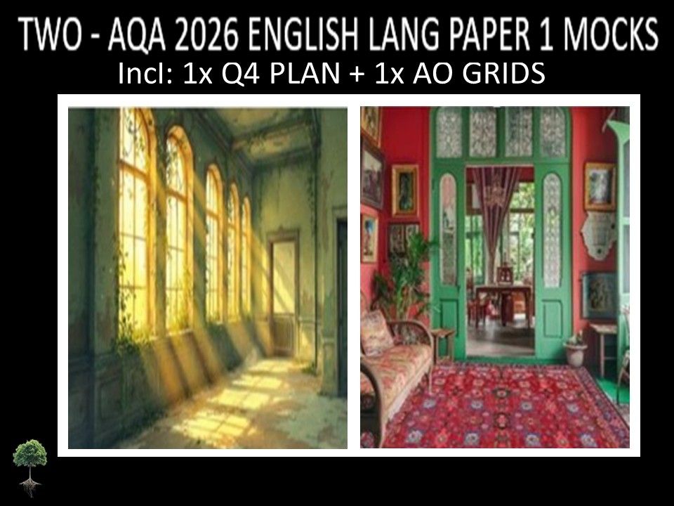 TWO - AQA PAPER 1 | 2026 FULL MOCKS | Q4 PLAN | AO GRIDS