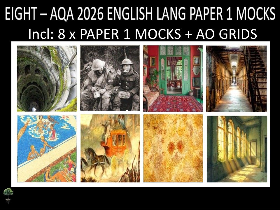 EIGHT - AQA  PAPER 1 | 2026 FULL MOCKS | AO GRIDS