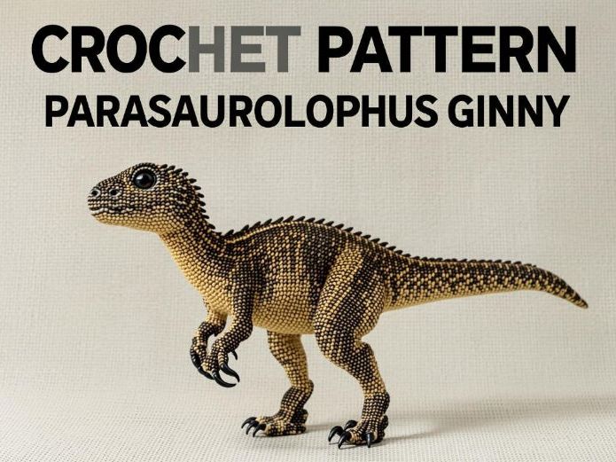 Parasaurolophus Ginny – Professional Crochet PDF Pattern