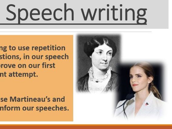 Women's Right Speech Analysis and Writing