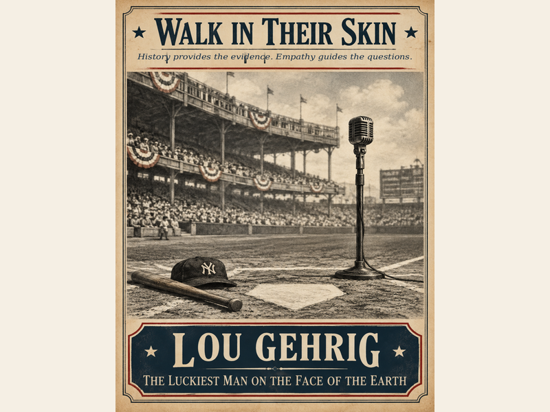 Lou Gehrig: Speech Study & Writing Activities