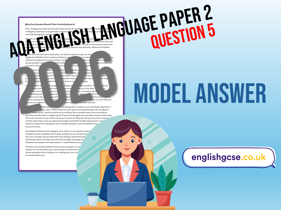 AQA English Language Paper 2 2026 Model Answer