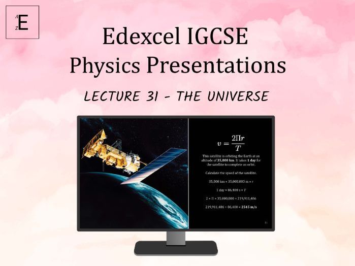 Edexcel Igcse Physics Lecture 31 The Universe Teaching Resources Edexcel Igcse Physics Lecture 31 The Universe Teaching Resources