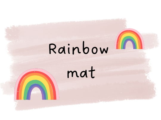 Rainbow Mat