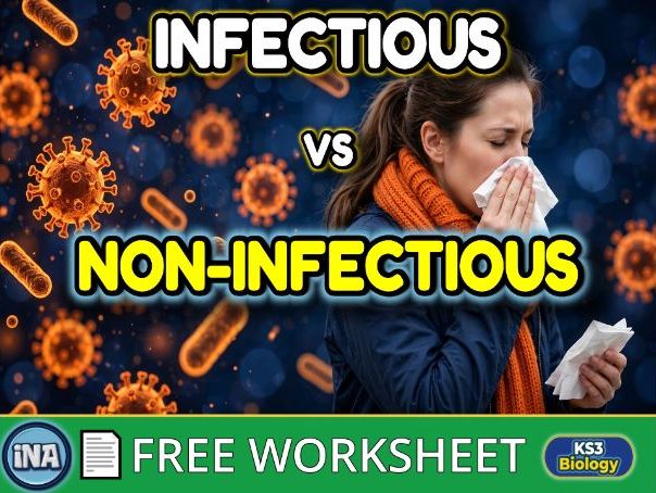 Infectious and Non-Infectious Diseases - FREE KS3 Biology Worksheet