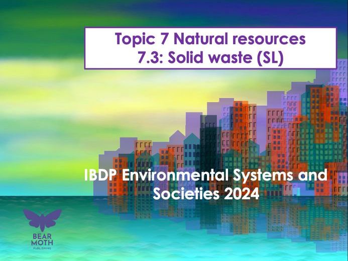 ESS Natural Resources Unit – Subtopic 7.3 (SL) Solid waste – New Syllabus