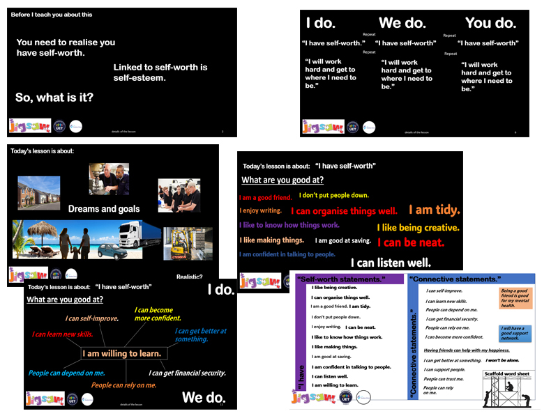 Dreams and goals Jigsaw PSHE (a lesson to develop confidence)