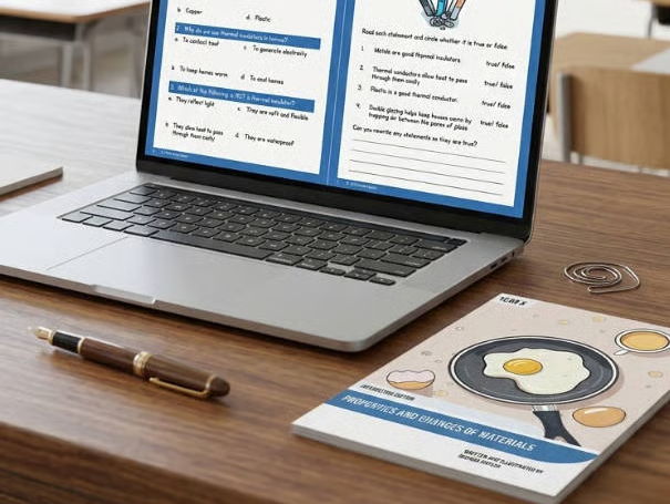 Properties and Changes of Materials Year 5 — Booklet & Workbook Bundle