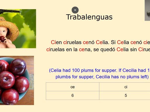 Phonics in Spanish Ja, je, ji , jo, ju, ge, gi, ce, ci, rr and r
