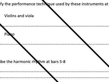 Vaughan Williams Test for A level Music Edexcel