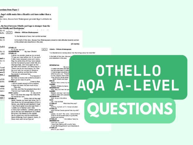 AQA Othello A-Level: Past Paper Questions