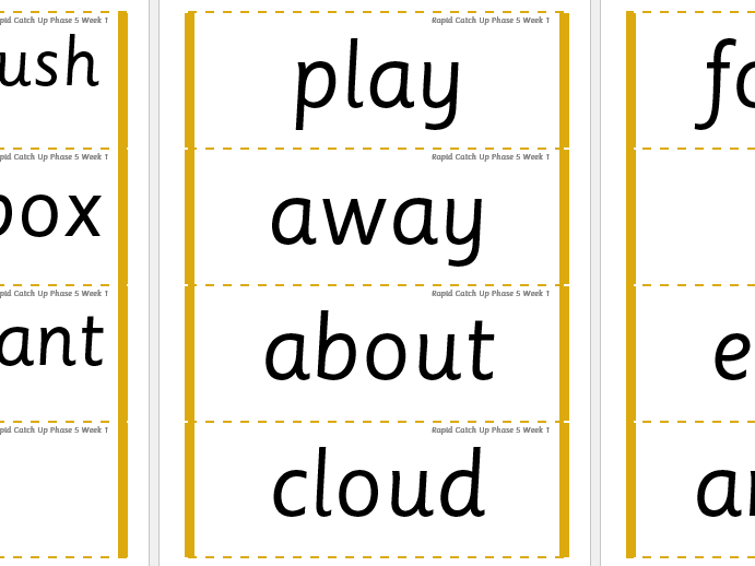 Rapid Catch Up Phase 5 Weeks 1 - 14 (Supports Little Wandle)