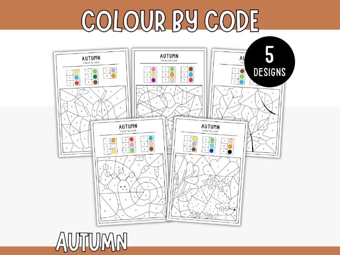 Colour by Code - Autumn