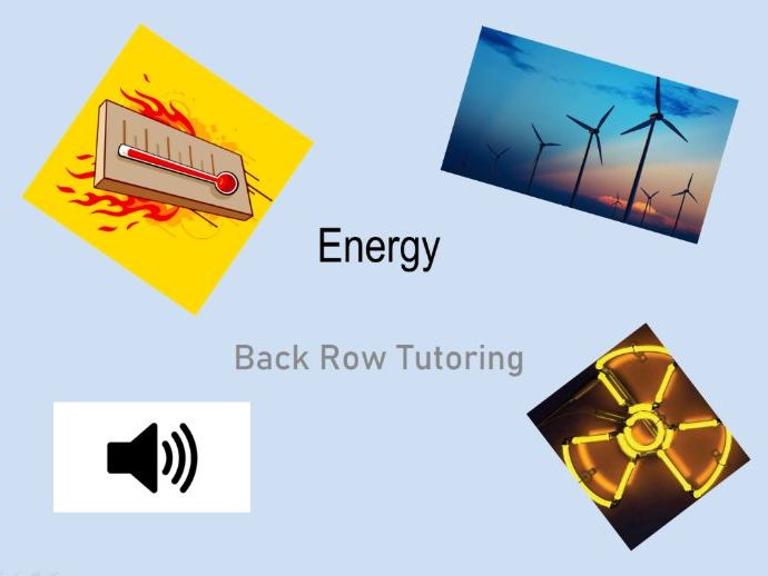 AQA GCSE Seperate Physics Energy Slideshow Teaching Resources