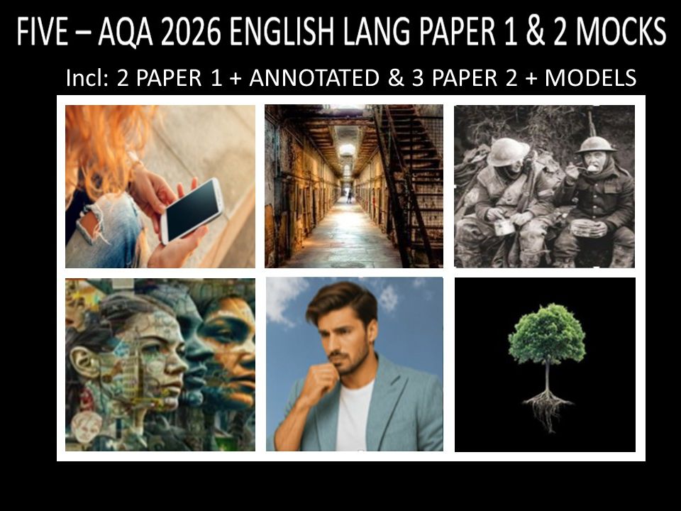 FIVE - AQA PAPER 1 & 2 | 2026 FULL MOCKS | ANNOTATED | MODELS