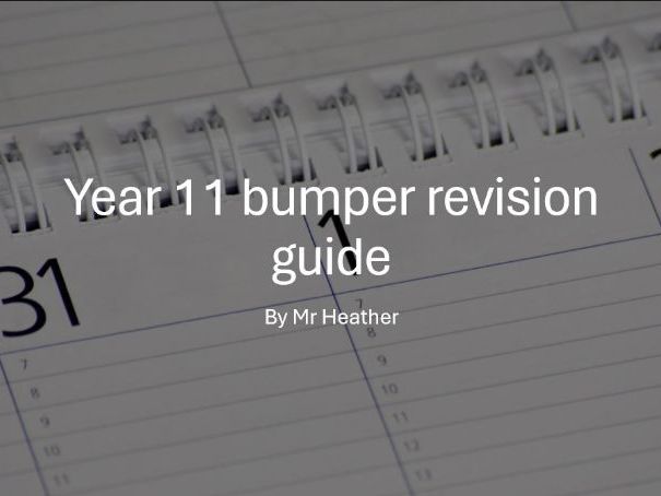 Creative Imedia bumper revision guide