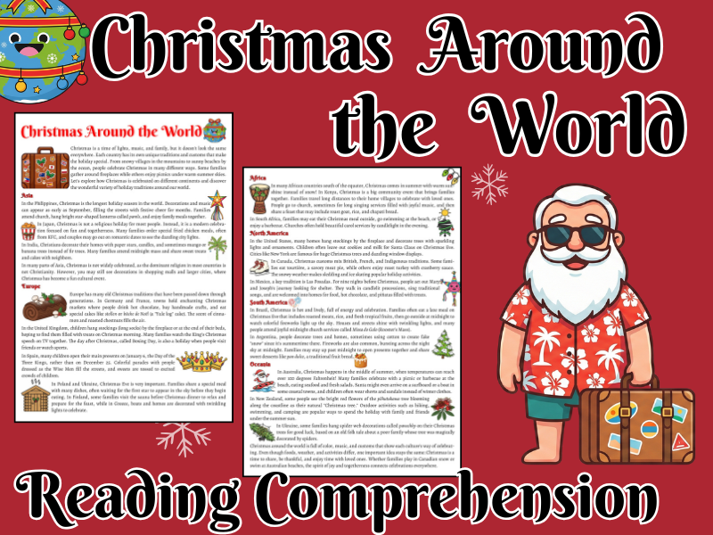 Christmas Around the World Comprehension
