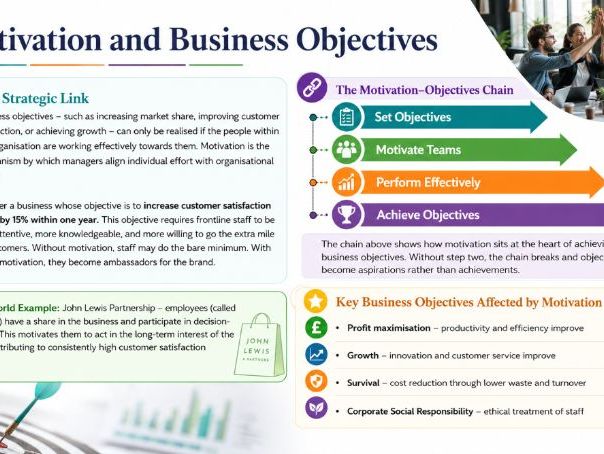 AS Business - 2.2.1 Motivation as a tool of management and leadership
