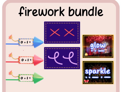 Bonfire night- fireworks bundle