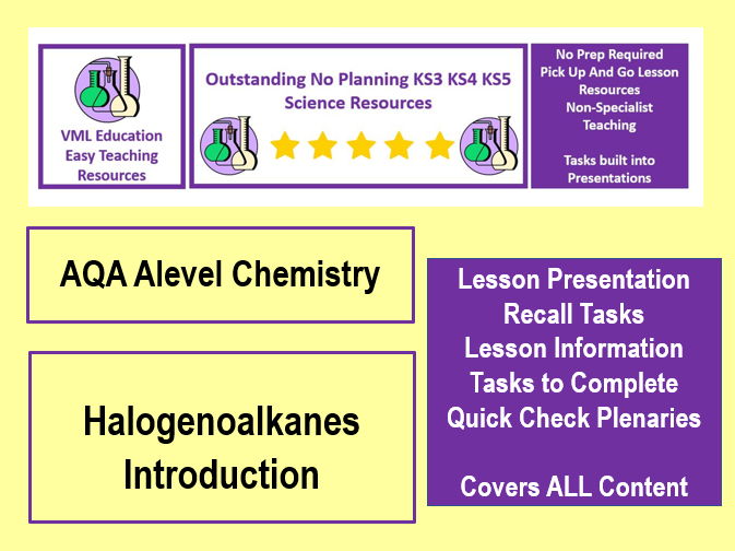 AQA Alevel Organic Chemistry Chapter 13 Nucleophilic Substitution of Halogenoalkanes