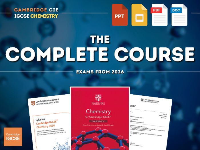 Cambridge IGCSE Chemistry - The Complete Course