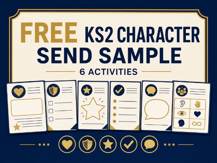 FREE KS2 Character Education SEND Sample Pack | 6 Virtue Activities