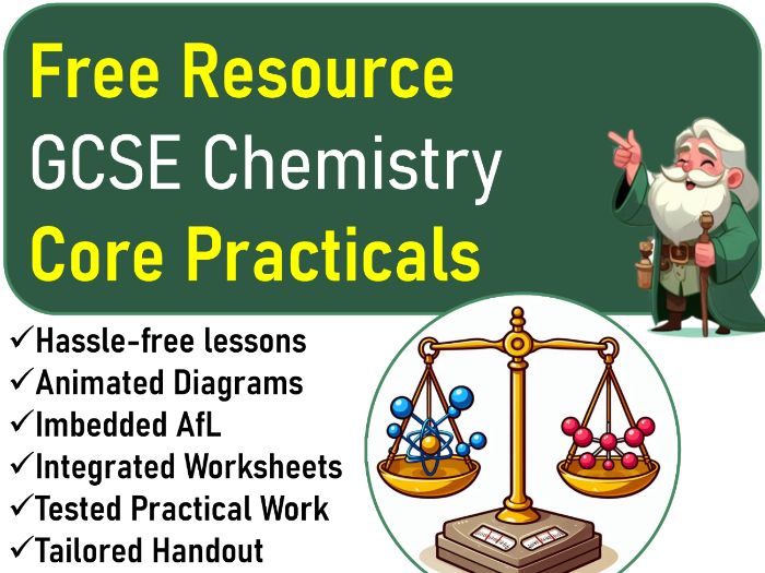 Core Practicals for Edexcel GCSE Chemistry - FREE 82‑Slide Animated PowerPoint - Alchemist Emporium