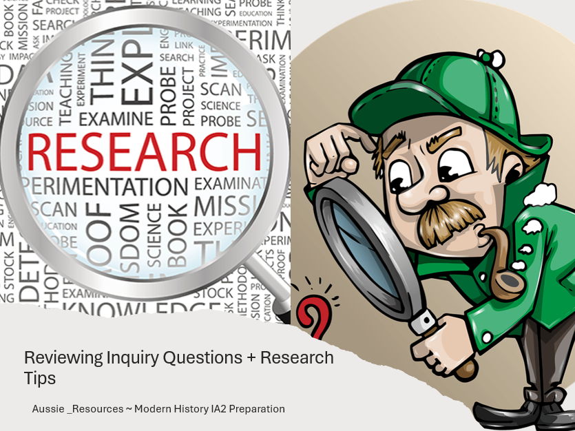 Modern History QLD 2025 Syll – China under Mao – Research Tips PowerPoint