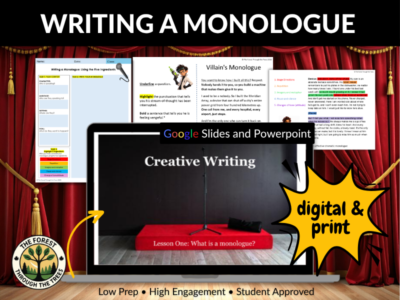 Creative Writing: How to Write a Monologue