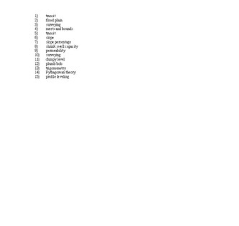 Surveying and Site Evaluation Word Scramble for an Agriculture ...