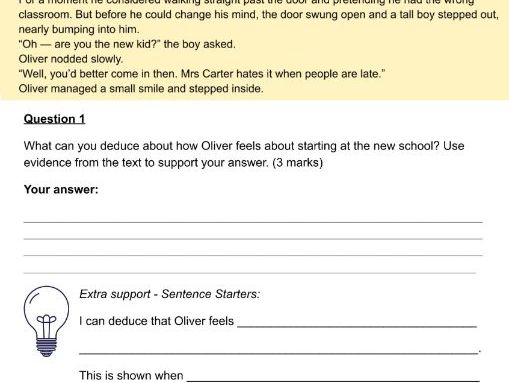 KS2 SATs Reading – Mastering the 3-Mark Inference Question (Year 6 Practice) PACK 2