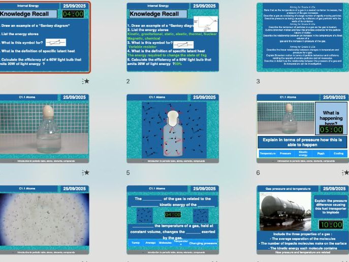 AQA GCSE Physics P6 P6.7 - Gas pressure and volume | + Free AI Long-Answer Marking
