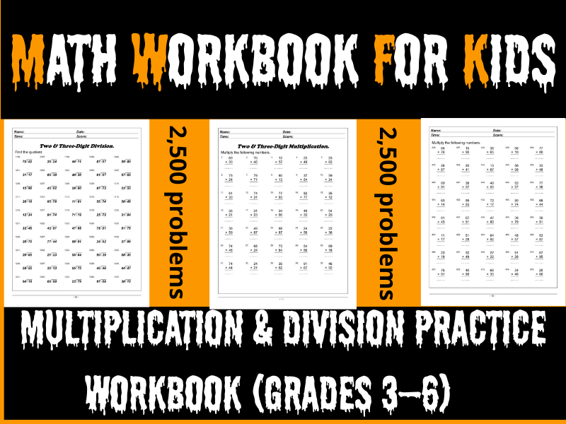 Multiplication & Division Practice Workbook