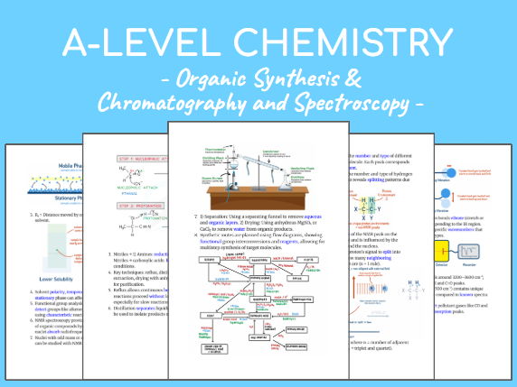 CONCISE A* A Level Chemistry Topic Organic Synthesis & Chromatography & Spectroscopy Revision Notes
