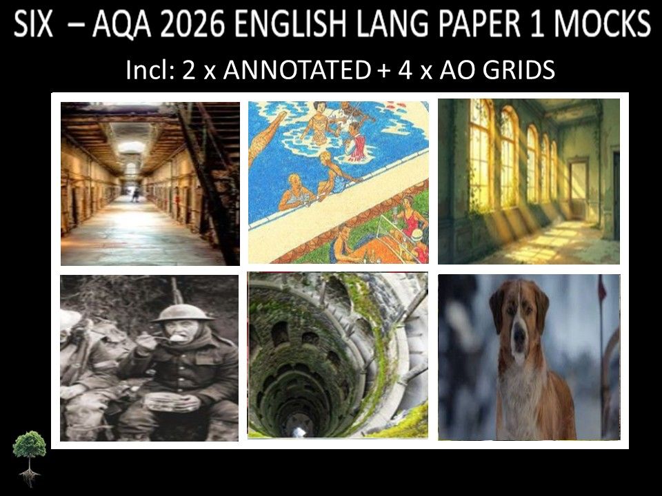 SIX - AQA PAPER 1 | 2026 FULL MOCKS | ANNOTATED | AO GRIDS