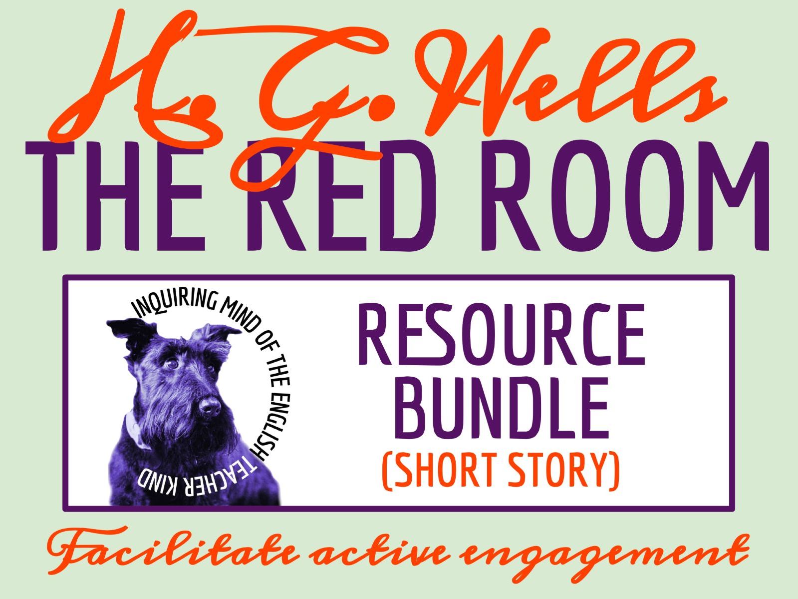 "The Red Room" by H. G. Wells Quiz, Literary Analysis Worksheet, and Vocabulary Games (Gothic Ghost Story)